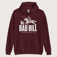 Maroon Big Bad Bill Invasion Tour Hoodie - history buff gift by HistoHead