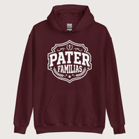 Maroon Pater Familias Latin Hoodie - history buff gift by HistoHead