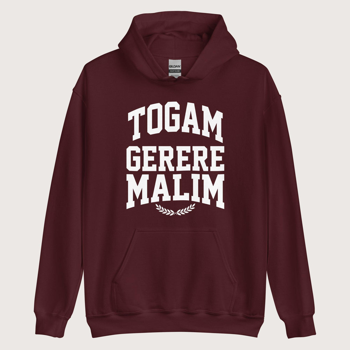 Maroon Latin I'd Rather Be Wearing A Toga Hoodie - history buff gift by HistoHead
