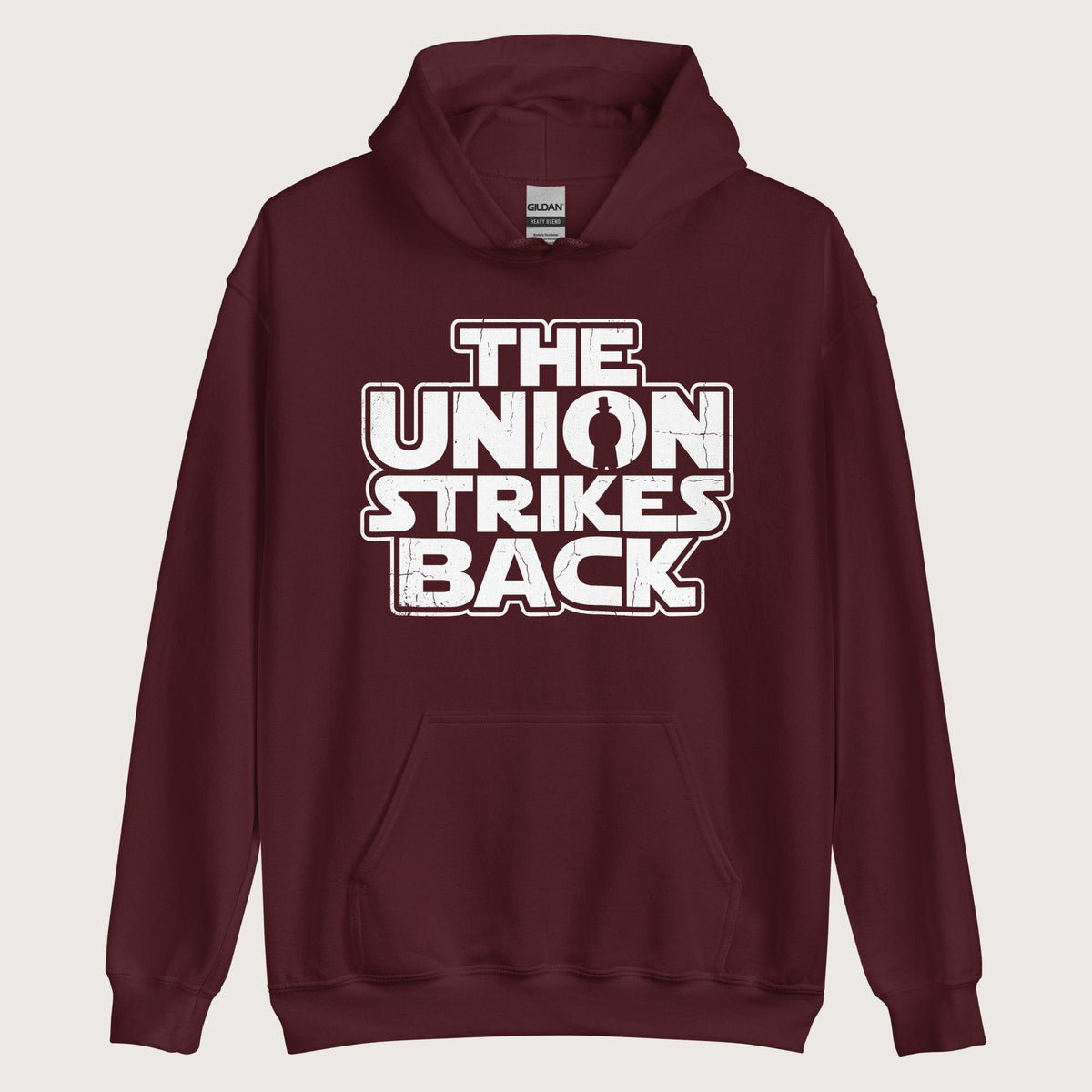 Maroon The Union Strikes Back Hoodie - history buff gift by HistoHead
