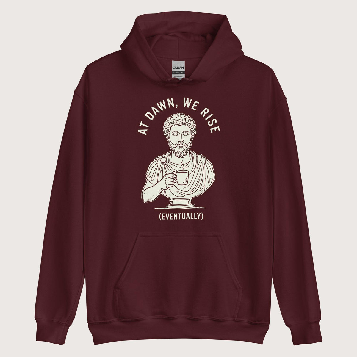 Maroon At Dawn We Rise Hoodie - history buff gift by HistoHead