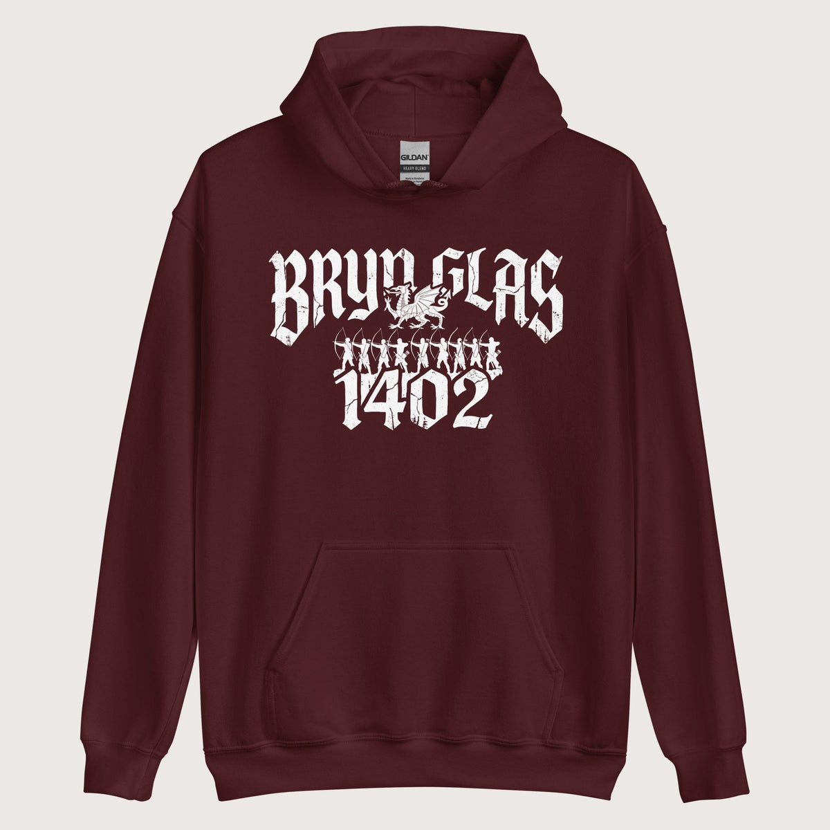 Maroon Battle of Bryn Glas 1402 Hoodie - history buff gift by HistoHead