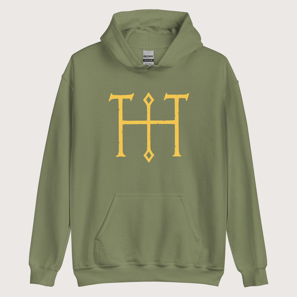 Military Green Otto the Great Autograph Hoodie - history buff gift by HistoHead