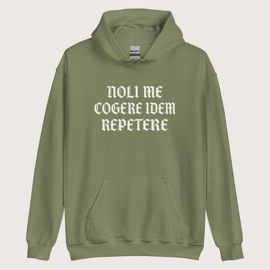 Military Green Don't Make Me Repeat Myself Hoodie - history buff gift by HistoHead