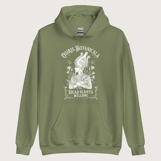 Military Green Osiris Botanicals Hoodie - history buff gift by HistoHead