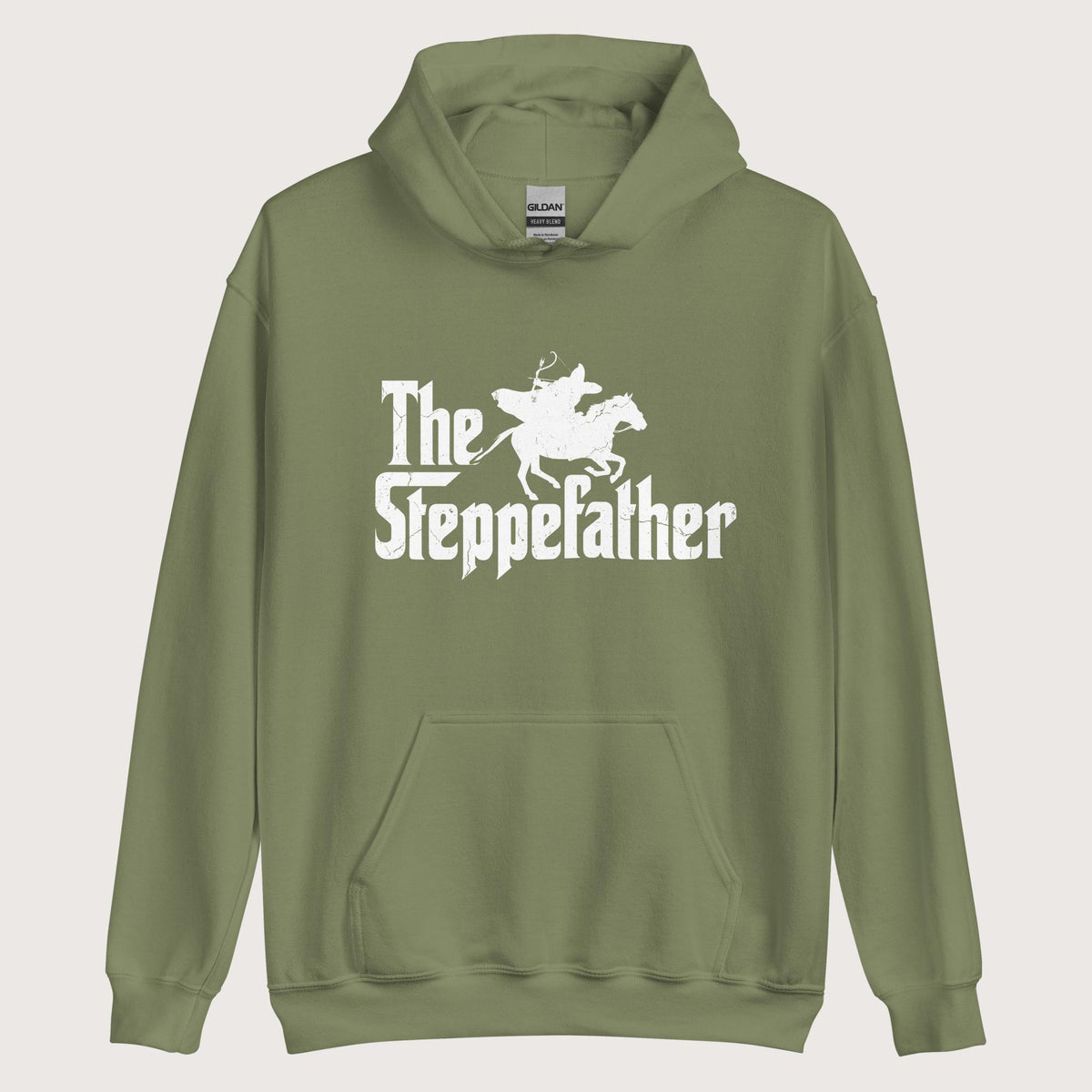 Military Green The Steppefather Parthian Shot Hoodie - history buff gift by HistoHead