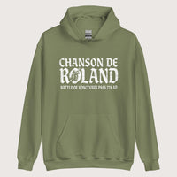 Military Green Chanson de Roland Battle of Roncevaux Hoodie - history buff gift by HistoHead