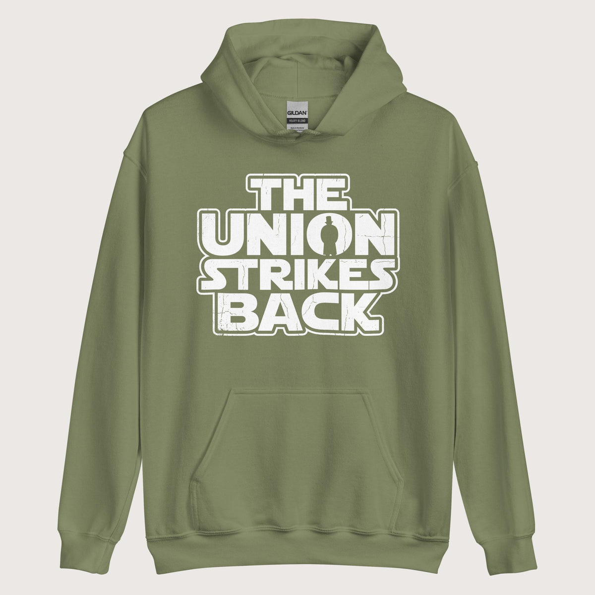 Military Green The Union Strikes Back Hoodie - history buff gift by HistoHead