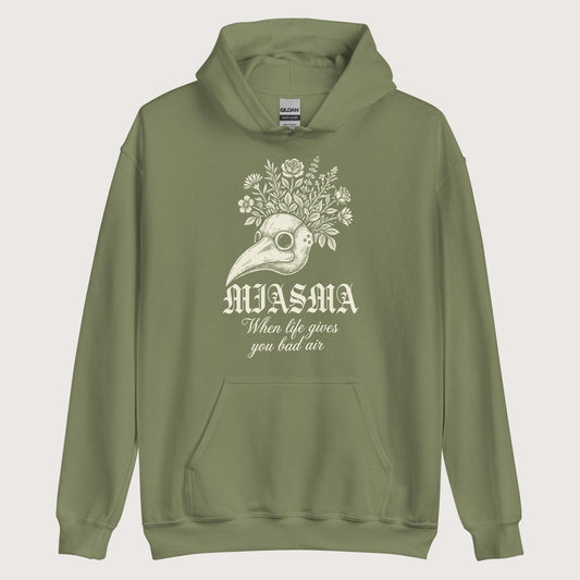 Military Green Miasma When Life Gives You Bad Air Hoodie - history buff gift by HistoHead