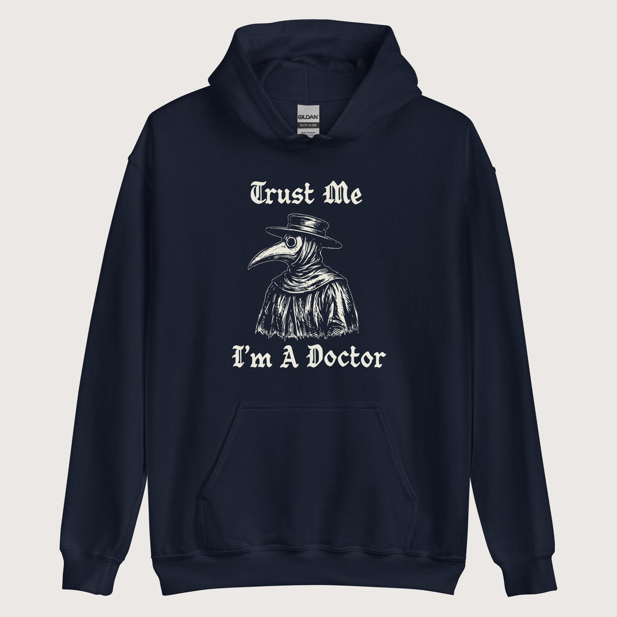 Navy Trust Me I'm A Doctor Hoodie - history buff gift by HistoHead