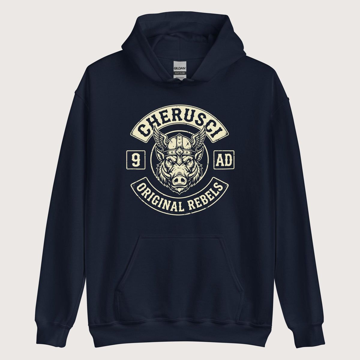 Navy Cherusci Original Rebels Hoodie - history buff gift by HistoHead