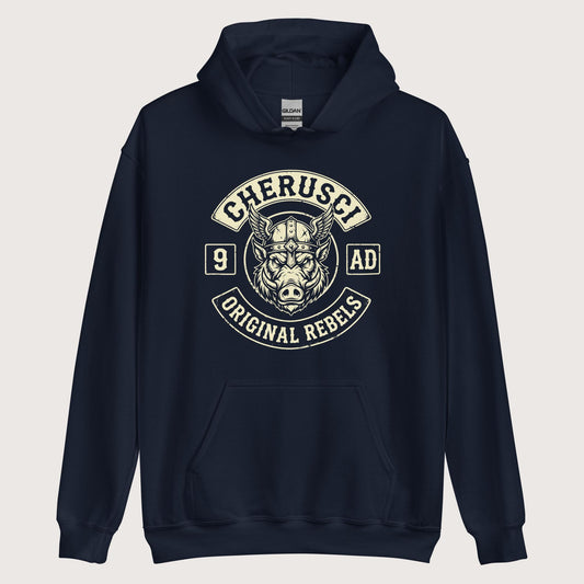 Navy Cherusci Original Rebels Hoodie - history buff gift by HistoHead