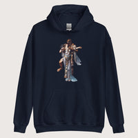 Navy Cleopatra and Antony Hoodie - history buff gift by HistoHead