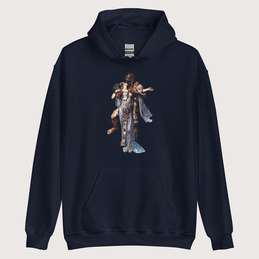 Navy Cleopatra and Antony Hoodie - history buff gift by HistoHead