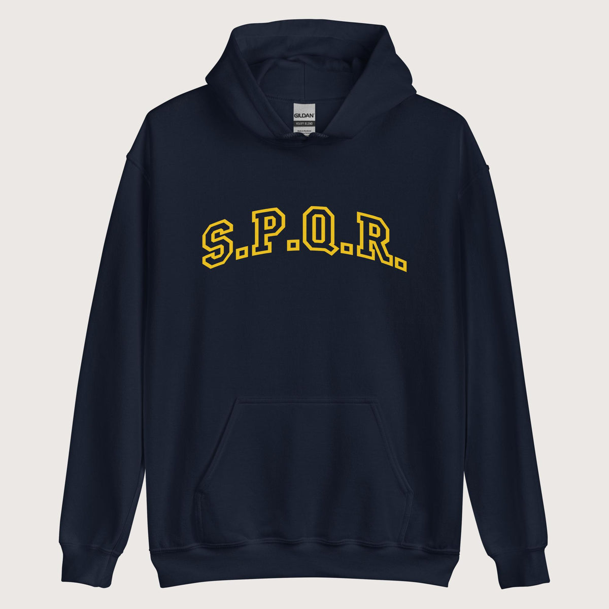 Navy SPQR Hoodie - history buff gift by HistoHead