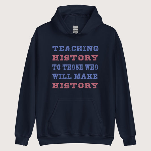 Navy Teaching History Hoodie - history buff gift by HistoHead