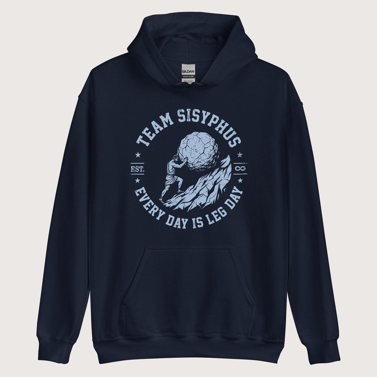 Navy Team Sisyphus Hoodie - history buff gift by HistoHead