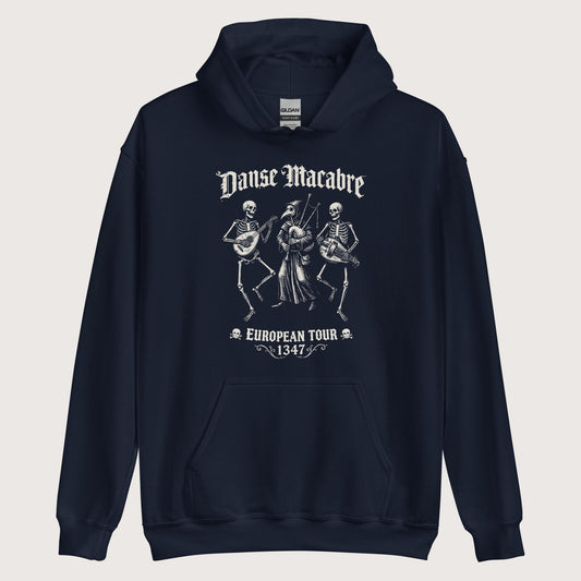 Navy Danse Macabre European Tour Hoodie - history buff gift by HistoHead