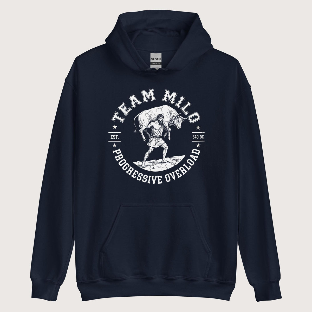 Navy Team Milo Hoodie - history buff gift by HistoHead