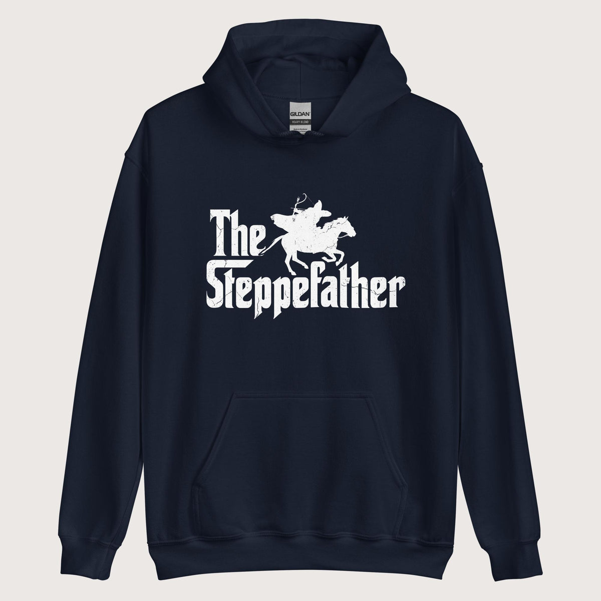 Navy The Steppefather Parthian Shot Hoodie - history buff gift by HistoHead