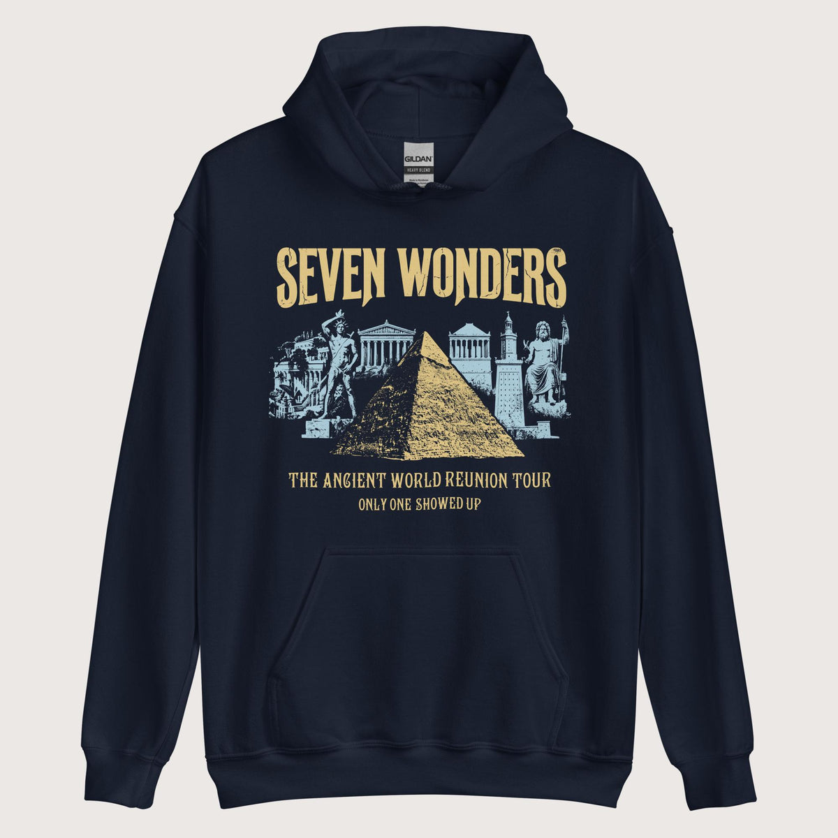Navy Seven Wonders Reunion Tour Hoodie - history buff gift by HistoHead