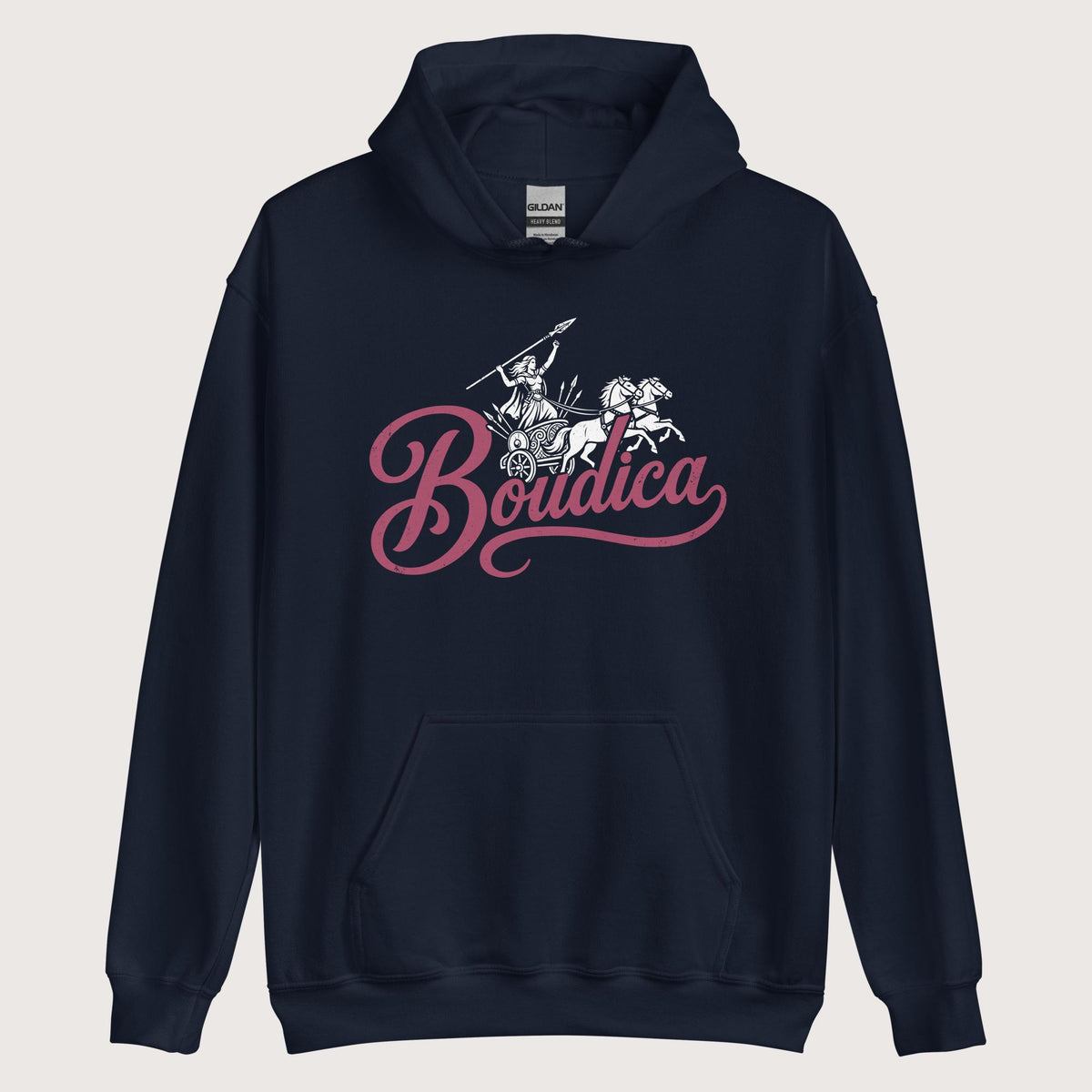 Navy Boudica Hoodie - history buff gift by HistoHead