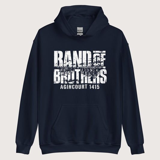 Navy Band of Brothers Agincourt 1415 Hoodie - history buff gift by HistoHead