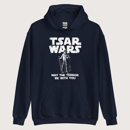 Navy Ivan the Terrible Tsar Wars Hoodie - history buff gift by HistoHead
