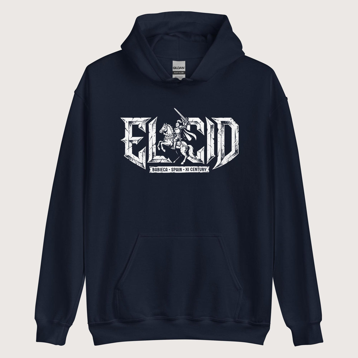 Navy El Cid Hoodie - history buff gift by HistoHead