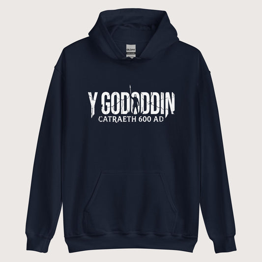 Navy Y Gododdin Catraeth 600 Hoodie - history buff gift by HistoHead