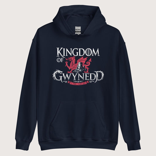 Navy Kingdom of Gwynedd Hoodie - history buff gift by HistoHead