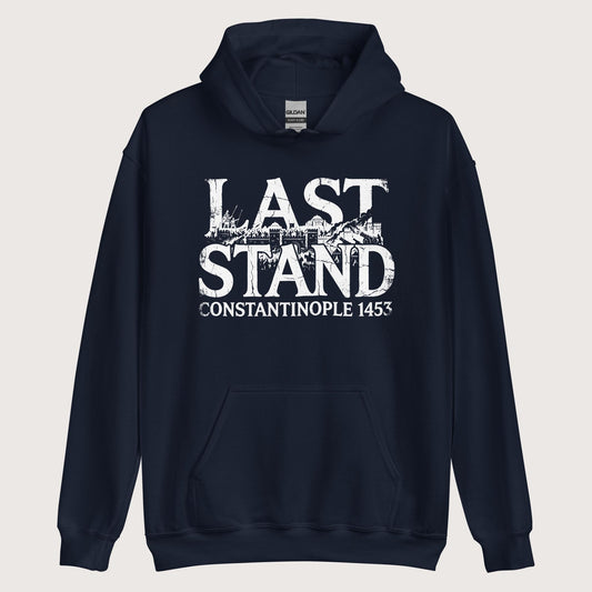 Navy Last Stand Constantinople 1453 Hoodie - history buff gift by HistoHead