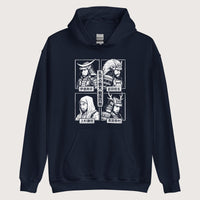 Navy Sengoku Four Legends Hoodie - history buff gift by HistoHead