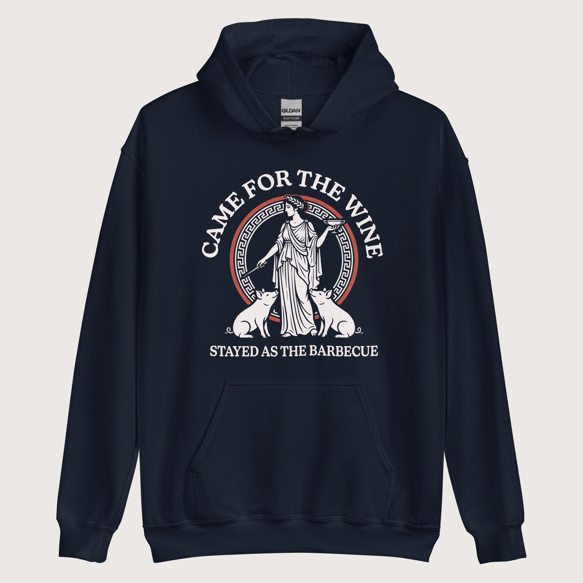 Navy Circe Barbecue Hoodie - history buff gift by HistoHead