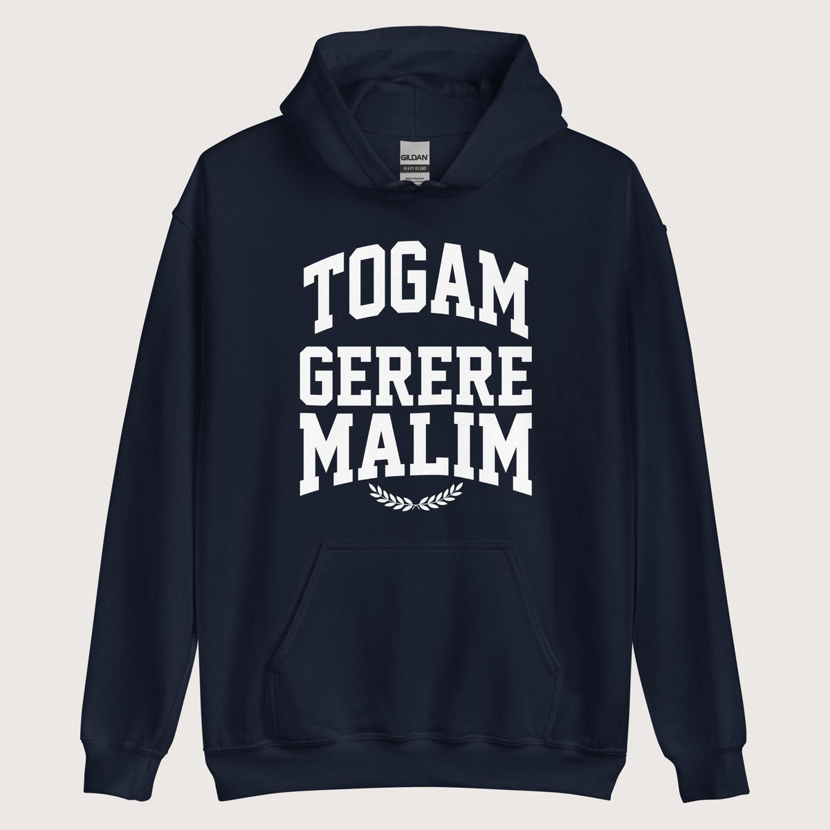 Navy Latin I'd Rather Be Wearing A Toga Hoodie - history buff gift by HistoHead