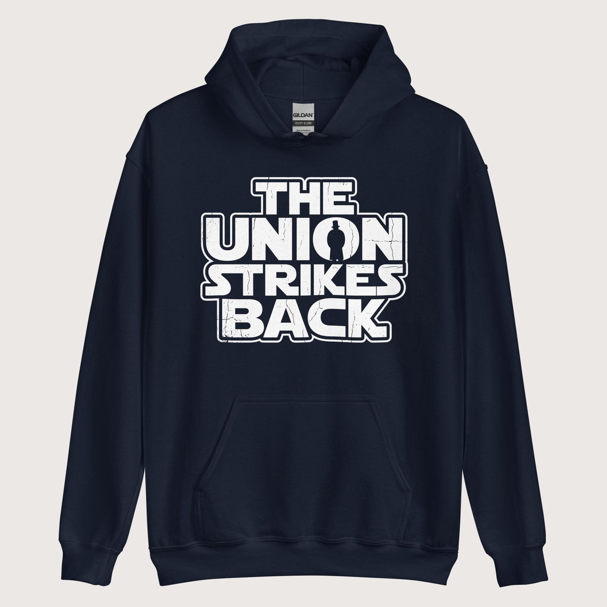 Navy The Union Strikes Back Hoodie - history buff gift by HistoHead