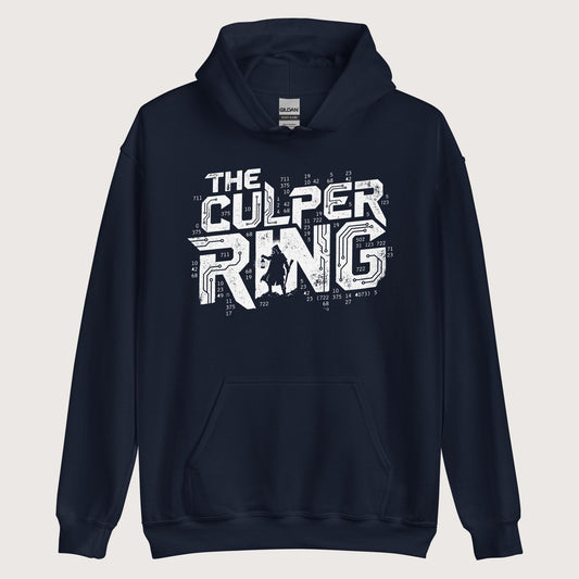 Navy The Culper Ring Hoodie - history buff gift by HistoHead