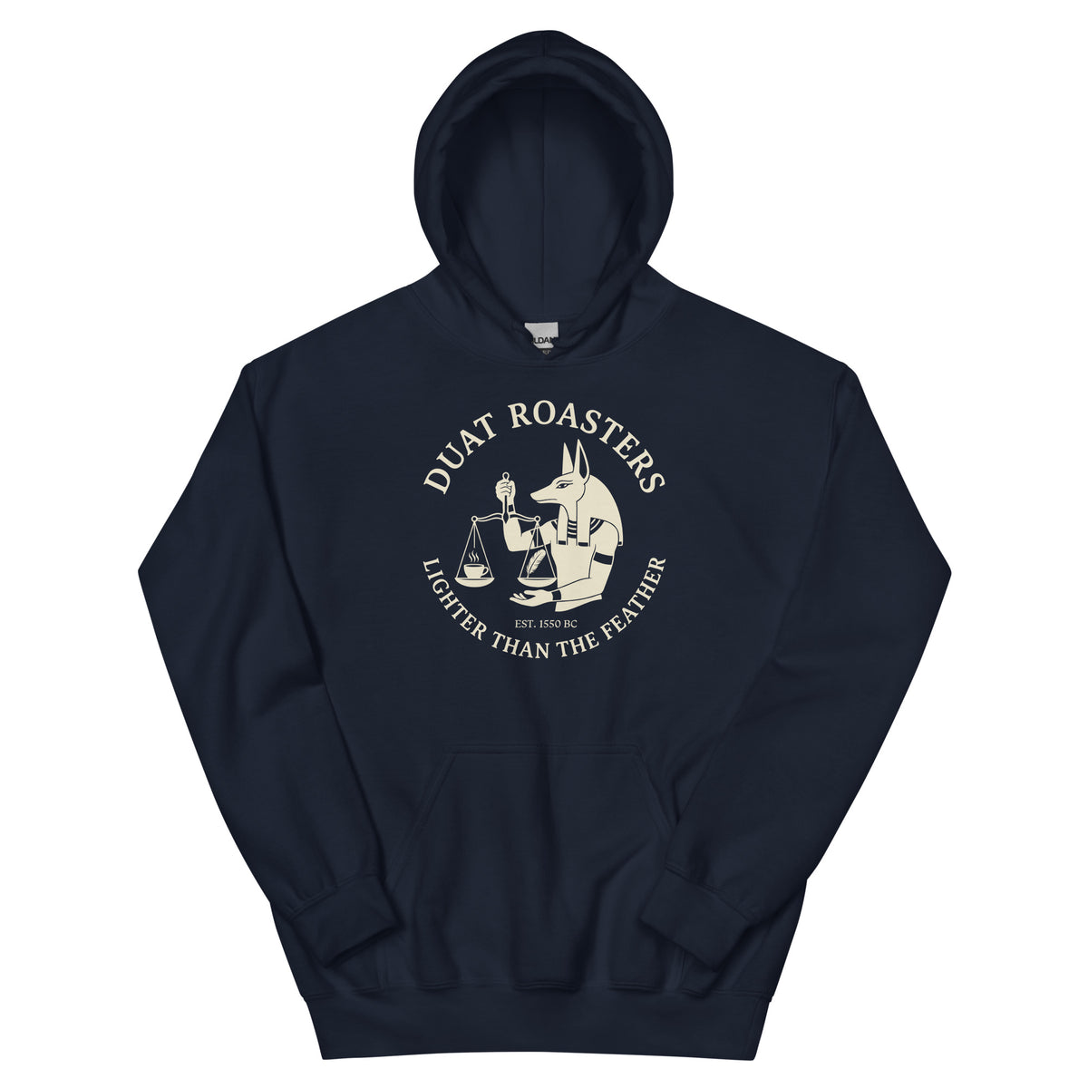 Navy Duat Roasters Hoodie - history buff gift by HistoHead
