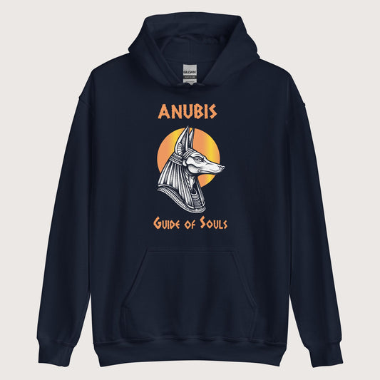 Navy Anubis Guide of Souls Hoodie - history buff gift by HistoHead