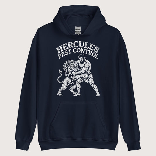 Navy Hercules Pest Control Hoodie - history buff gift by HistoHead