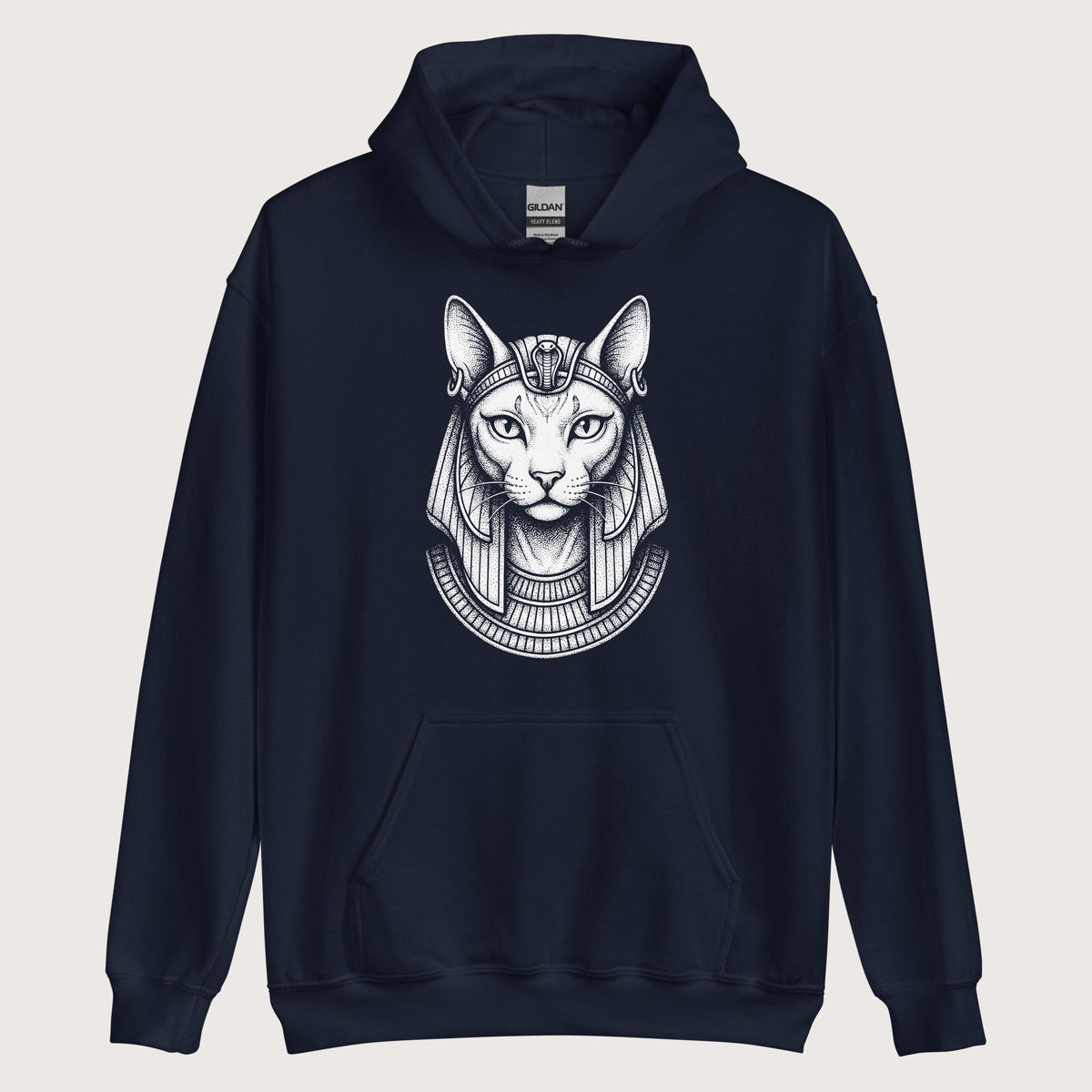 Navy Bastet Hoodie - history buff gift by HistoHead