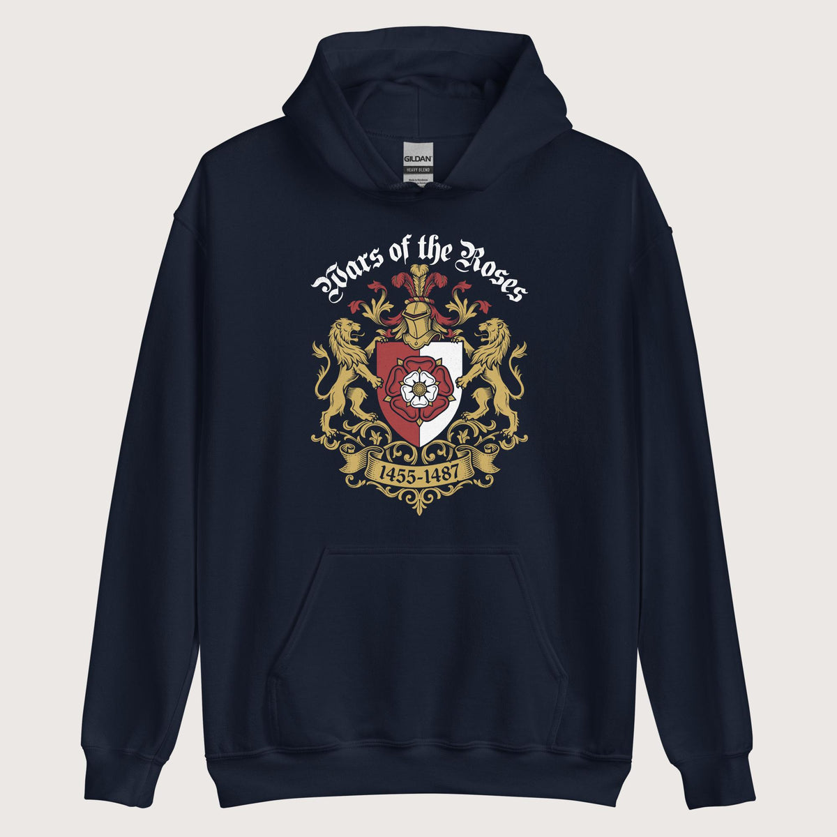 Navy Wars of the Roses Hoodie - history buff gift by HistoHead