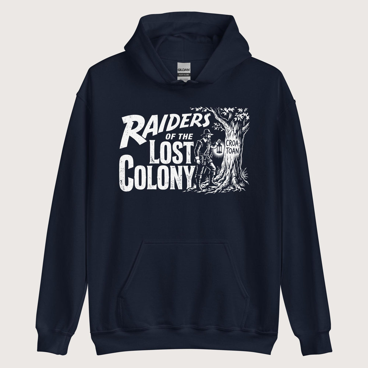 Navy Raiders of the Lost Colony Hoodie - history buff gift by HistoHead