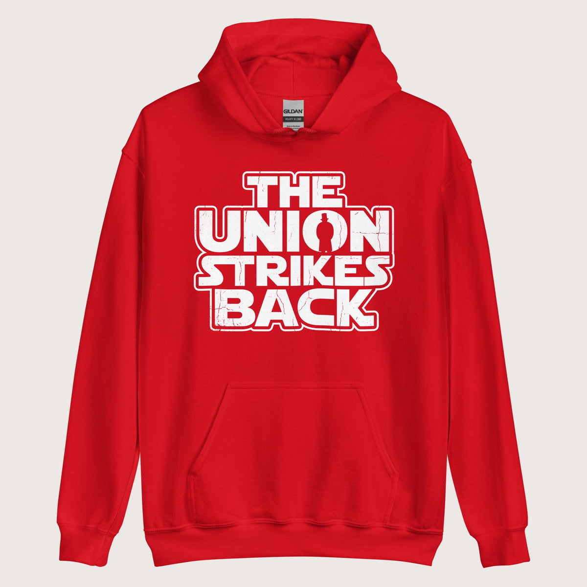 Red The Union Strikes Back Hoodie - history buff gift by HistoHead