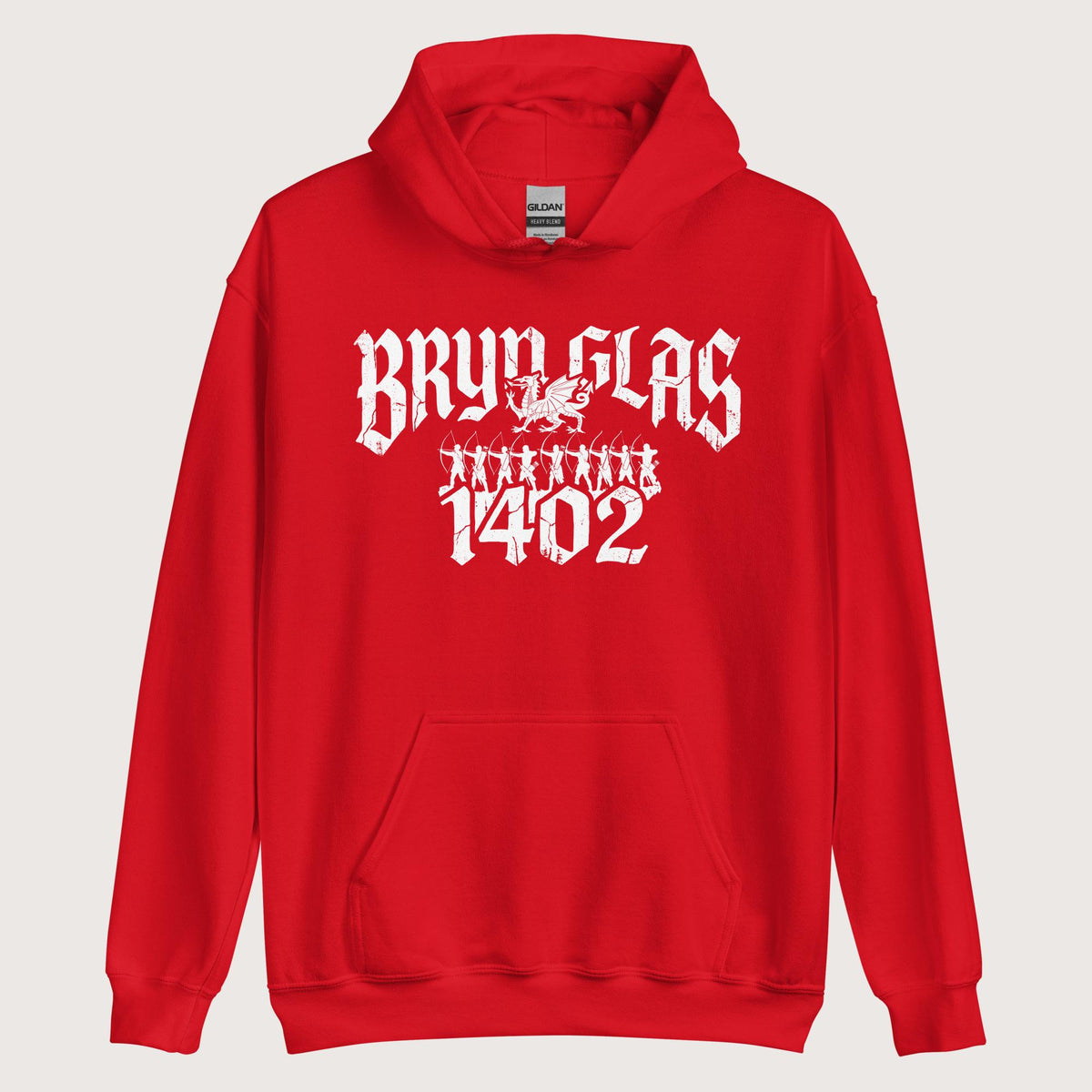Red Battle of Bryn Glas 1402 Hoodie - history buff gift by HistoHead