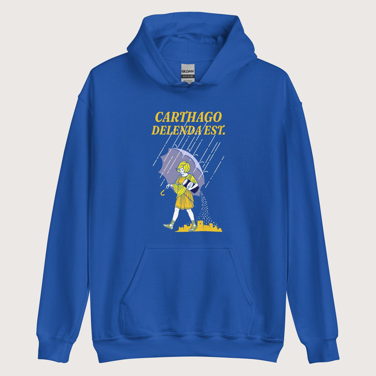 Royal Carthago Delenda Est Salt Girl Hoodie - history buff gift by HistoHead
