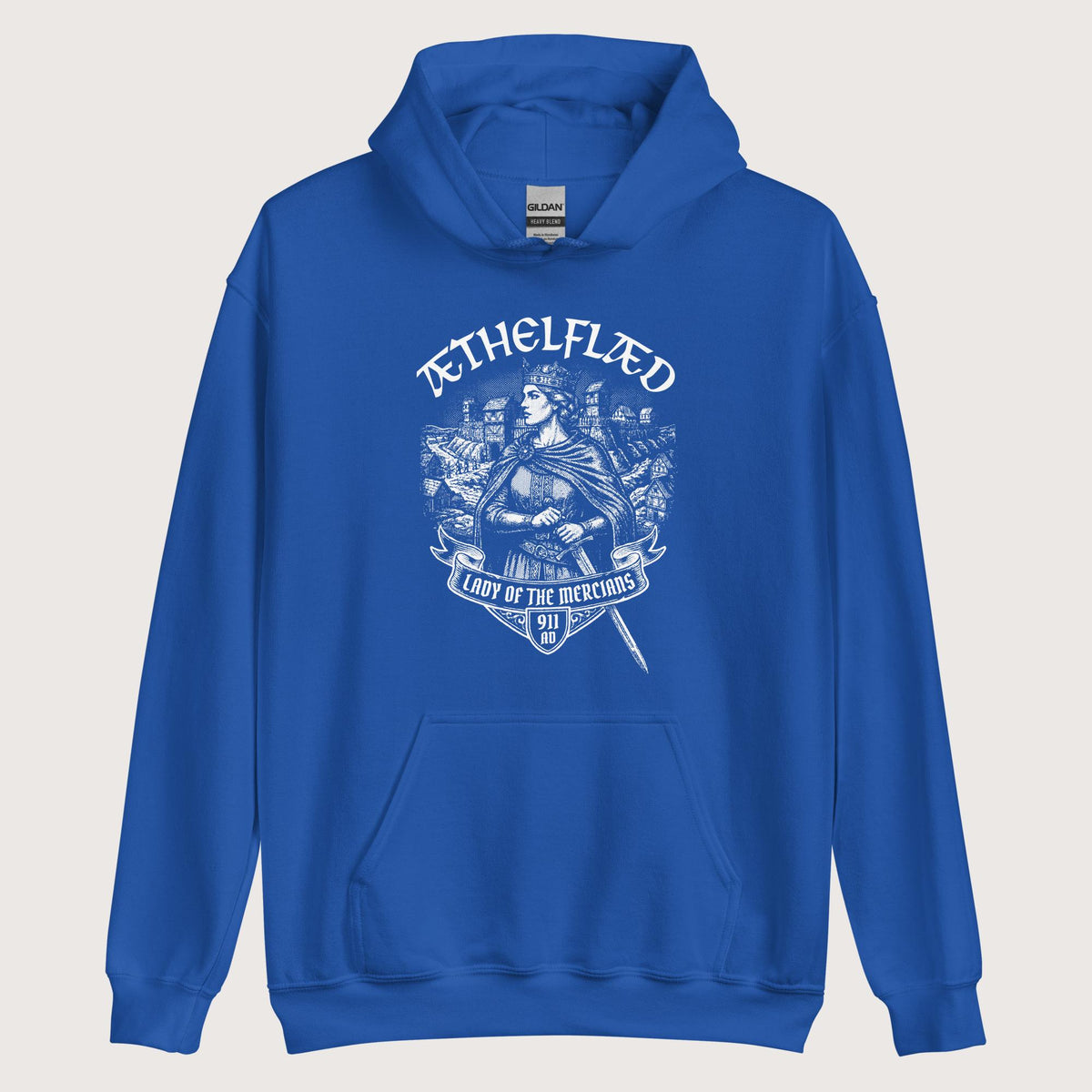 Royal Æthelflæd Lady of the Mercians Hoodie - history buff gift by HistoHead