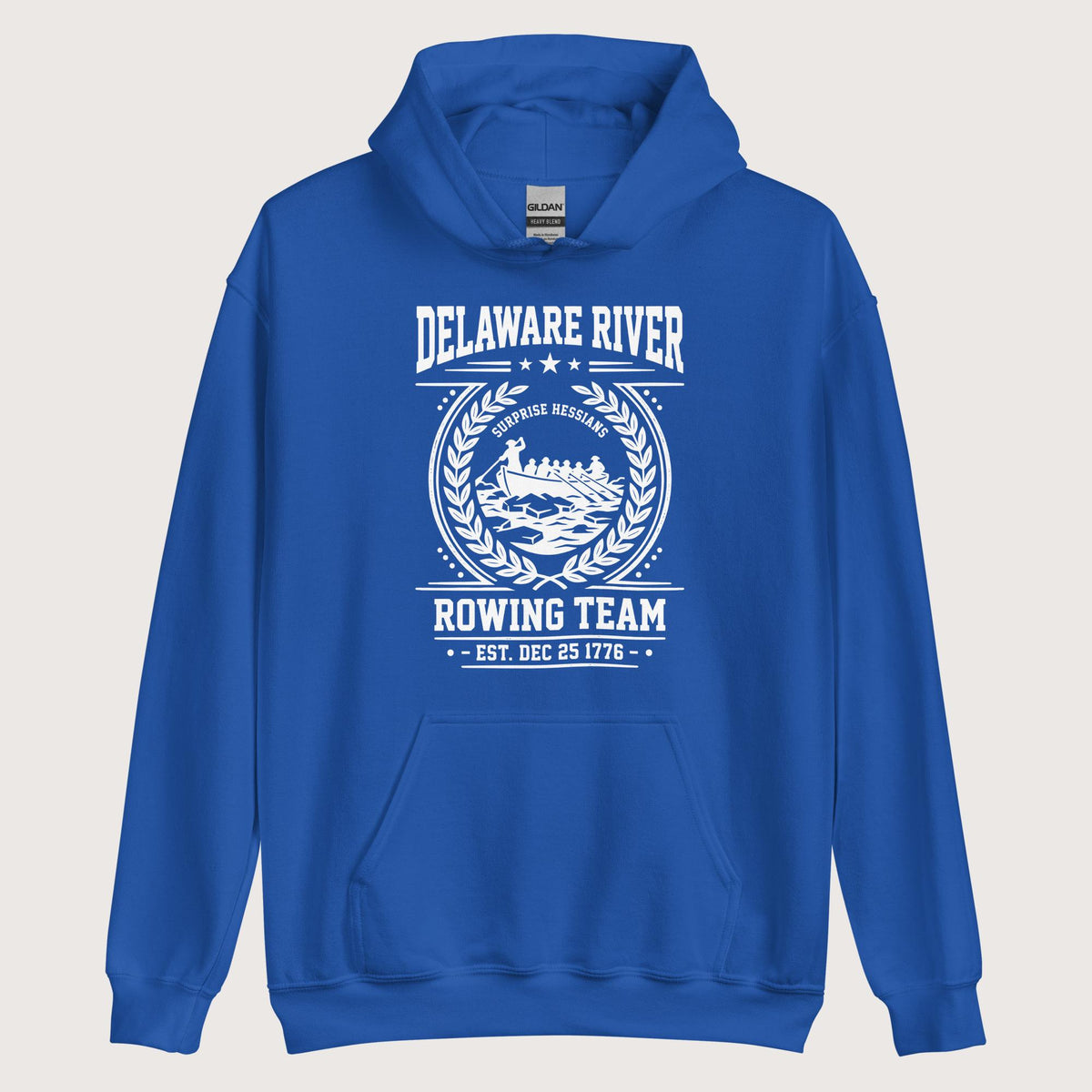 Royal Delaware River Rowing Team Hoodie - history buff gift by HistoHead