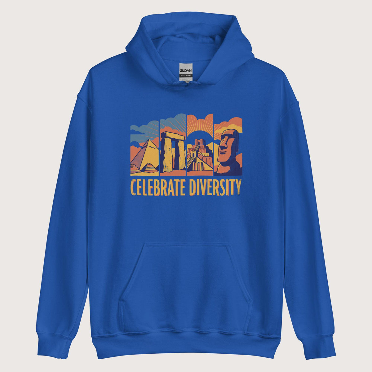Royal Celebrate Diversity Stone Wonders Edition Hoodie - history buff gift by HistoHead