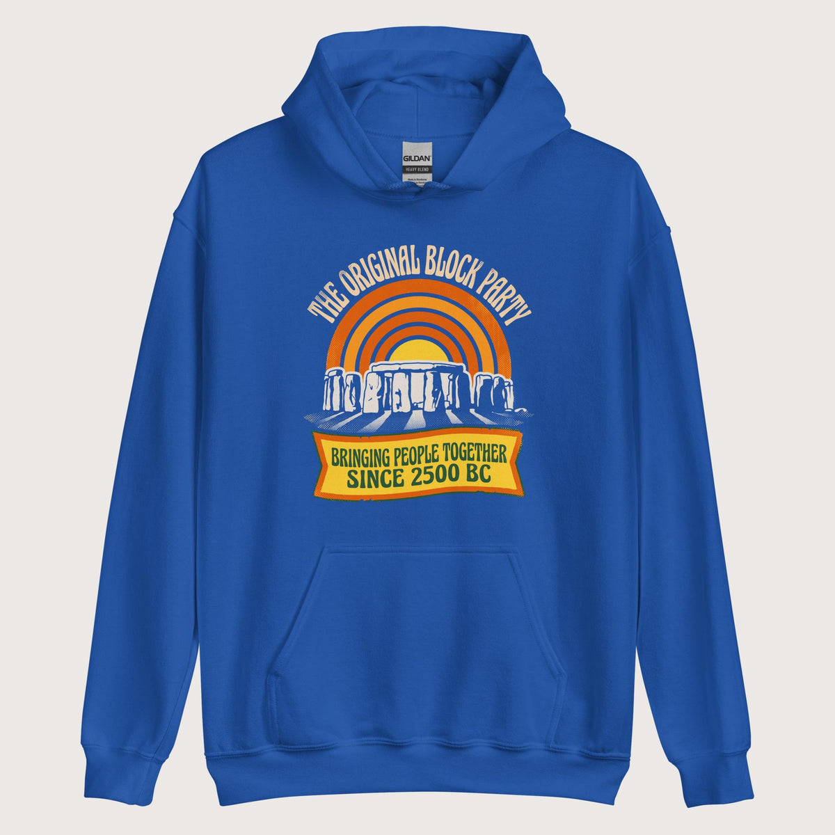 Royal Stonehenge Block Party Hoodie - history buff gift by HistoHead